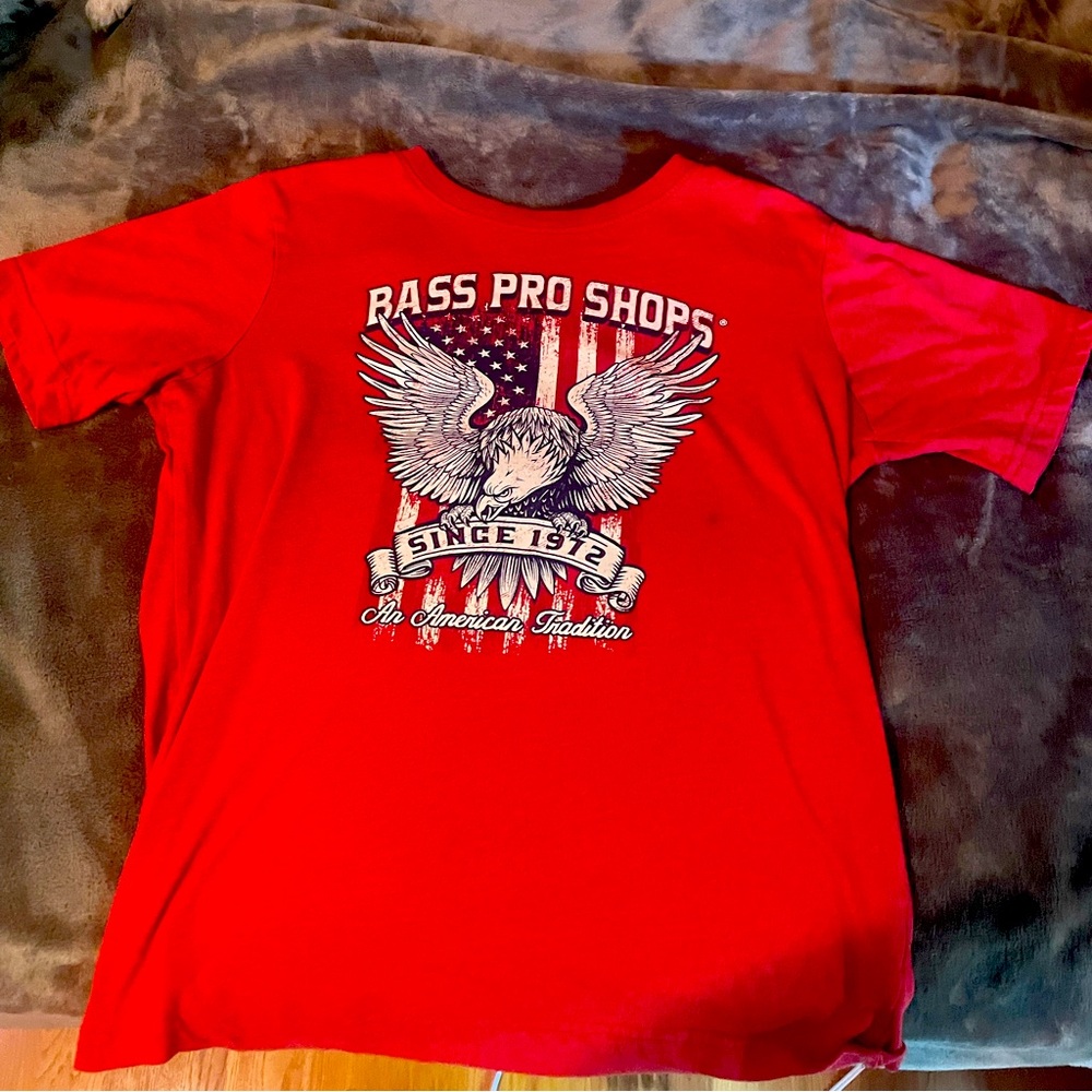 Bass Pro shops red shirt